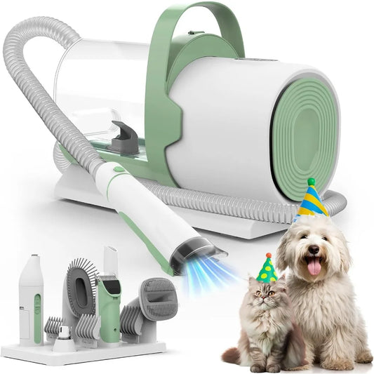 Brand new Dog Grooming Vacuum, Pet Grooming Kit, Dog Clipper Nail Trimmer Grinder, 2.5L Dust Cup 7 Grooming Tools